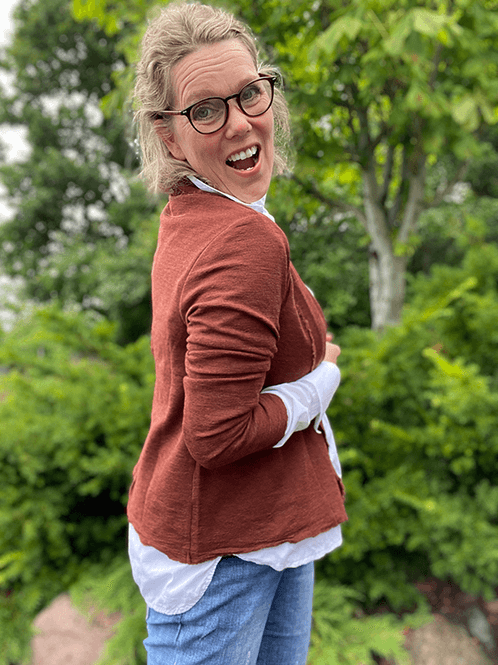 Cardigan Kort, Merino - view 2