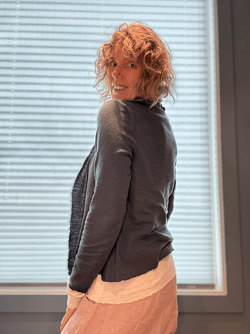 Cardigan Kort, Merino - view 12