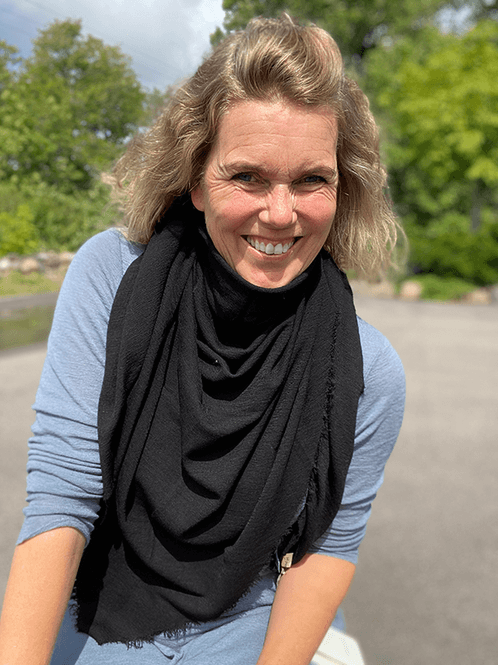 TrekantSjal Stort, Merino - view 6