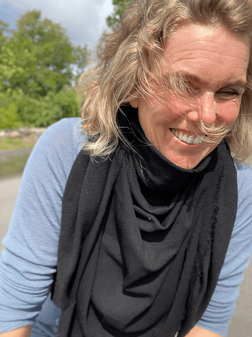 TrekantSjal Stort, Merino - view 7