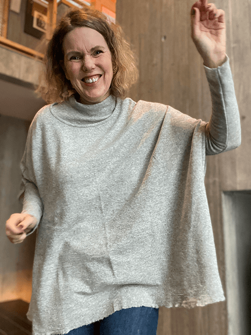 Poncho Top, Merino - view 3