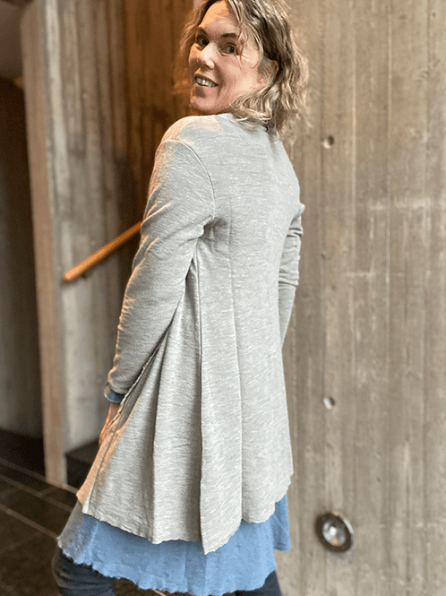 Cardigan Lang, Merino - view 8