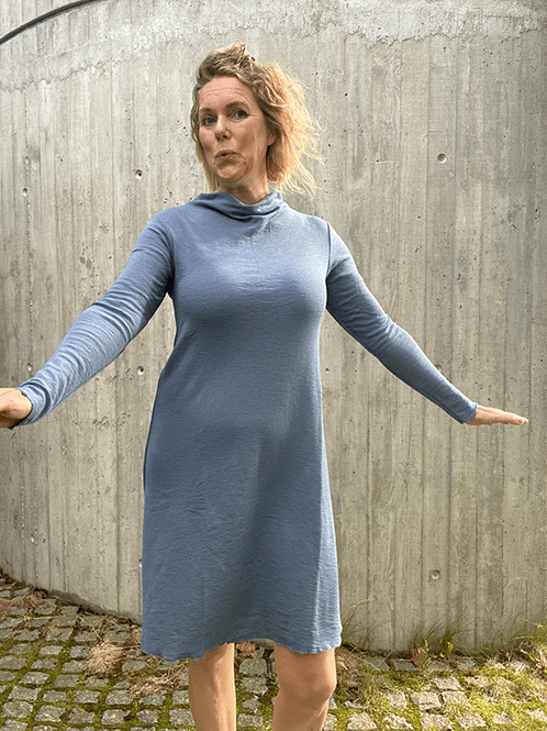 Kjole A-Shape Kort, Merino - view 13