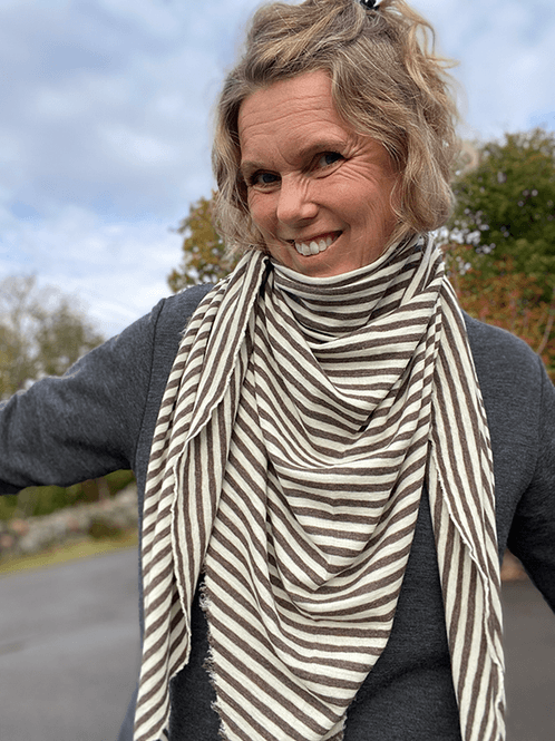 TrekantSjal Stort, Merino - view 5