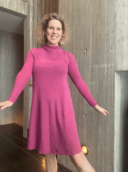 Kjole A-Shape Kort, Merino - view 11