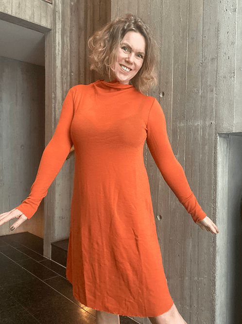 Kjole A-Shape Kort, Merino - view 9