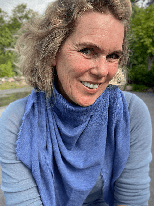 TrekantSjal Stort, Merino - view 1