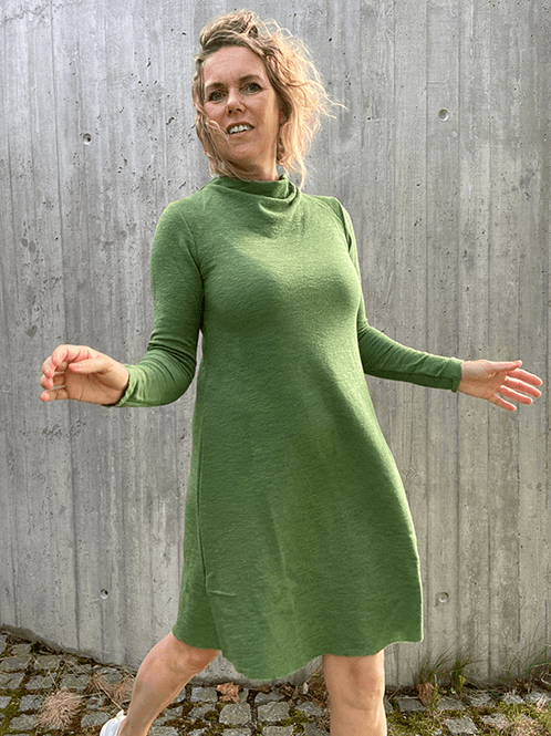 Kjole A-Shape Kort, Merino - view 2