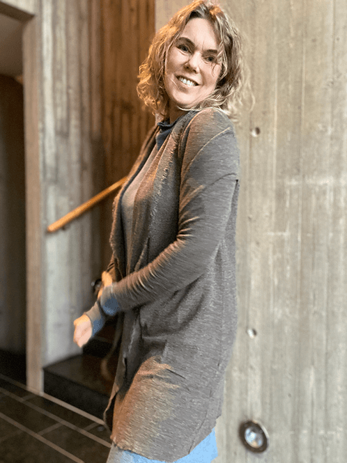 Cardigan Lang, Merino - view 10