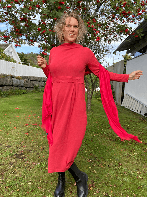 Long Dress, Merino - Dresses