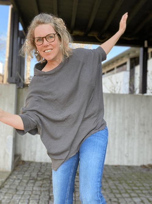 Poncho Top, Merino - view 11