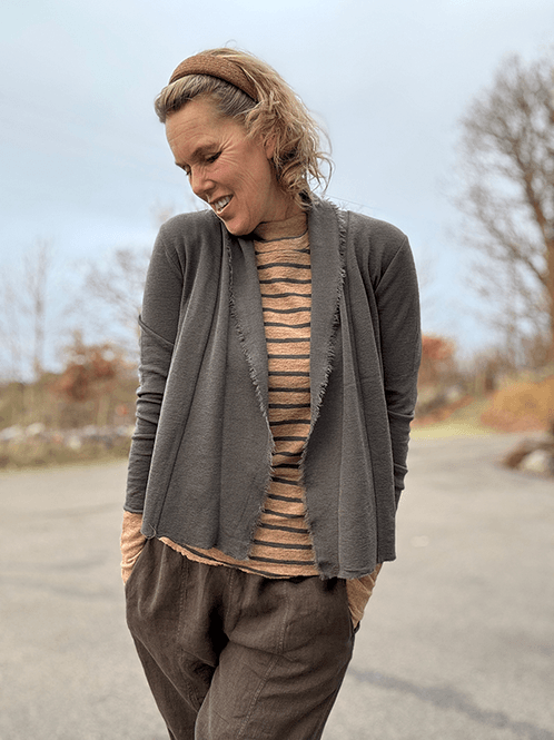 Cardigan Kort, Merino - view 5