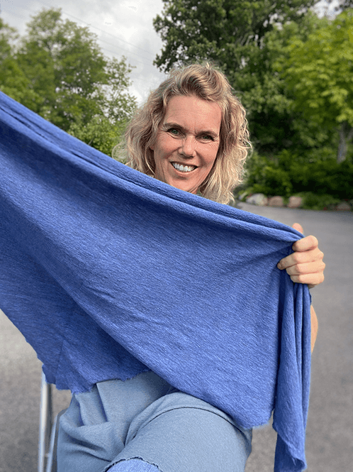 TrekantSjal Stort, Merino - view 2