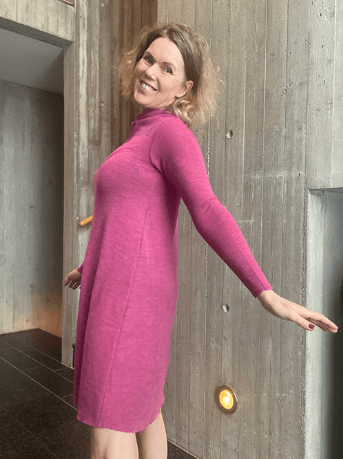 Kjole A-Shape Kort, Merino - view 12