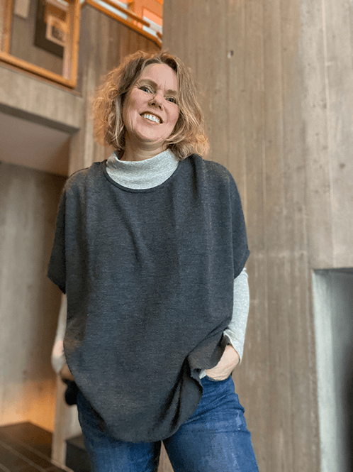 Poncho Top, Merino - view 14