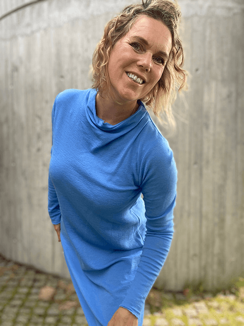 Kjole A-Shape Kort, Merino - view 4