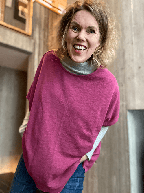 Poncho Top, Merino - view 6