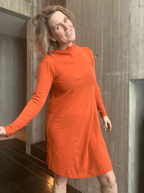 Kjole A-Shape Kort, Merino - view 10