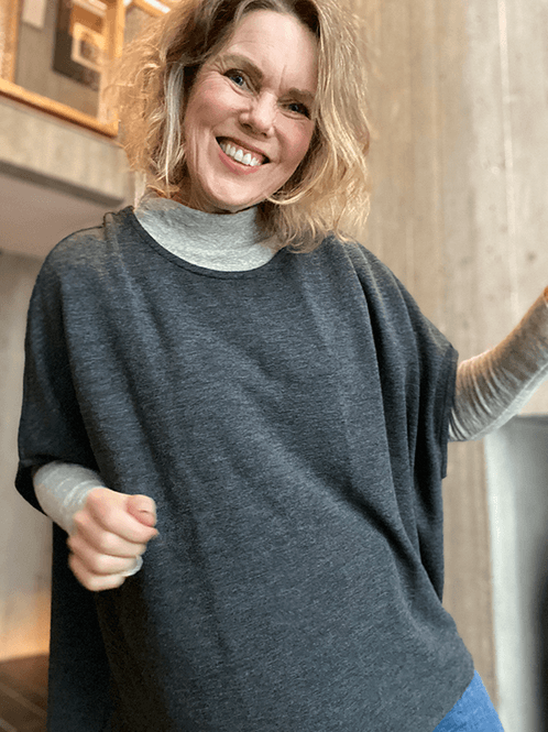 Poncho Top, Merino - view 13