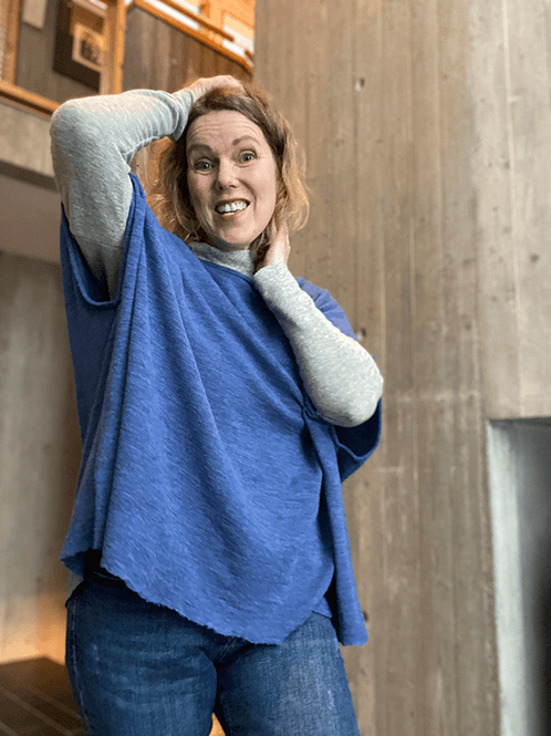 Poncho Top, Merino - Sweaters