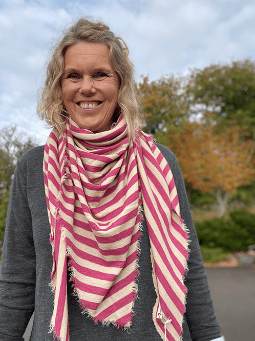 TrekantSjal Stort, Merino - view 8