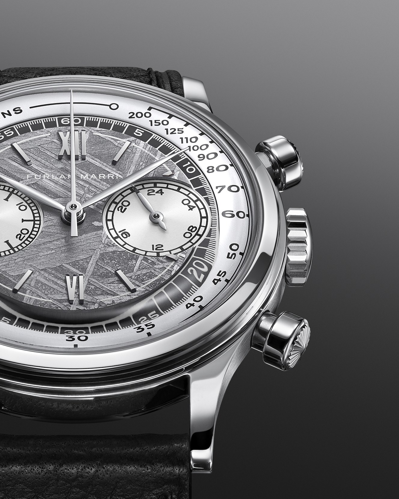 Furlan Marri Meteorite Octa Watch. A mechaquartz watch with japanese movement and fine finishes. A limited preorder.