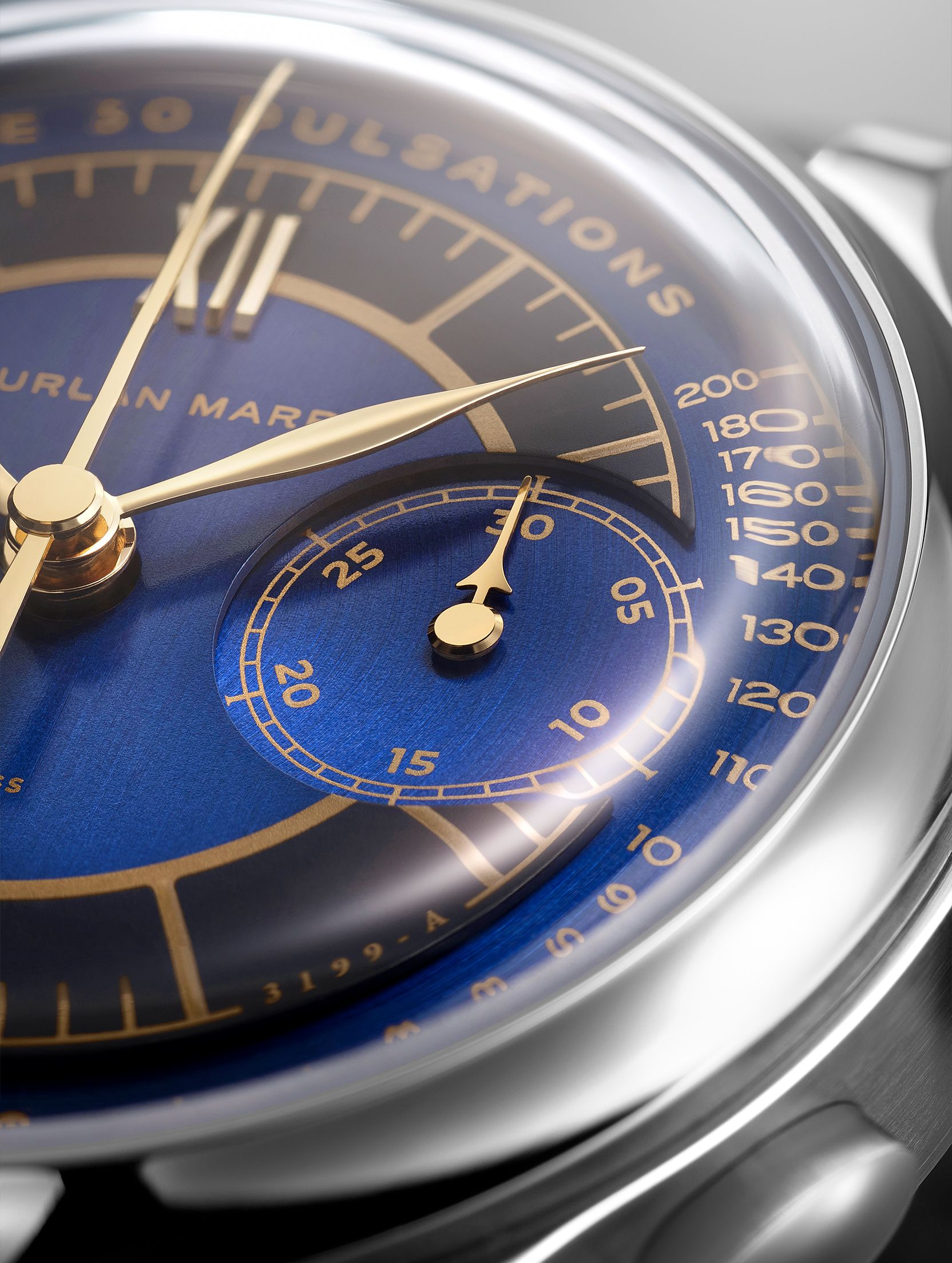 Flyback Mechanical Chronograph Furlan Marri with blue dial