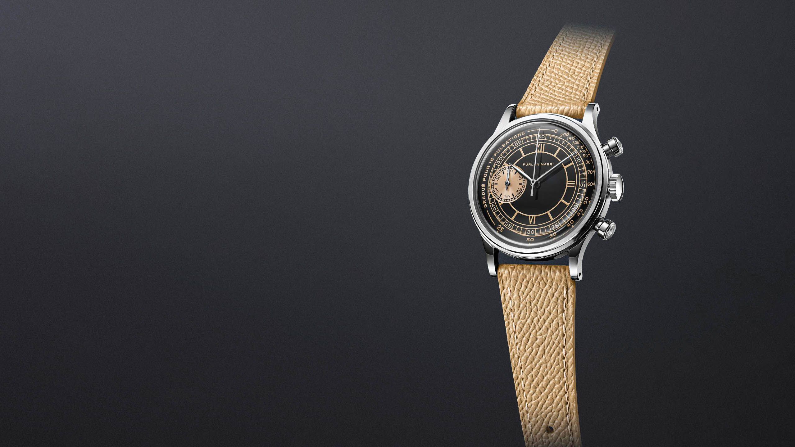 Mechaquartz Chronograph in stainless steel. A Furlan Marri watch with japanese movement.