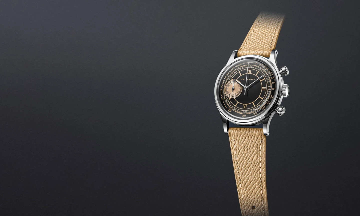 Mechaquartz Chronograph in stainless steel. A Furlan Marri watch with japanese movement.