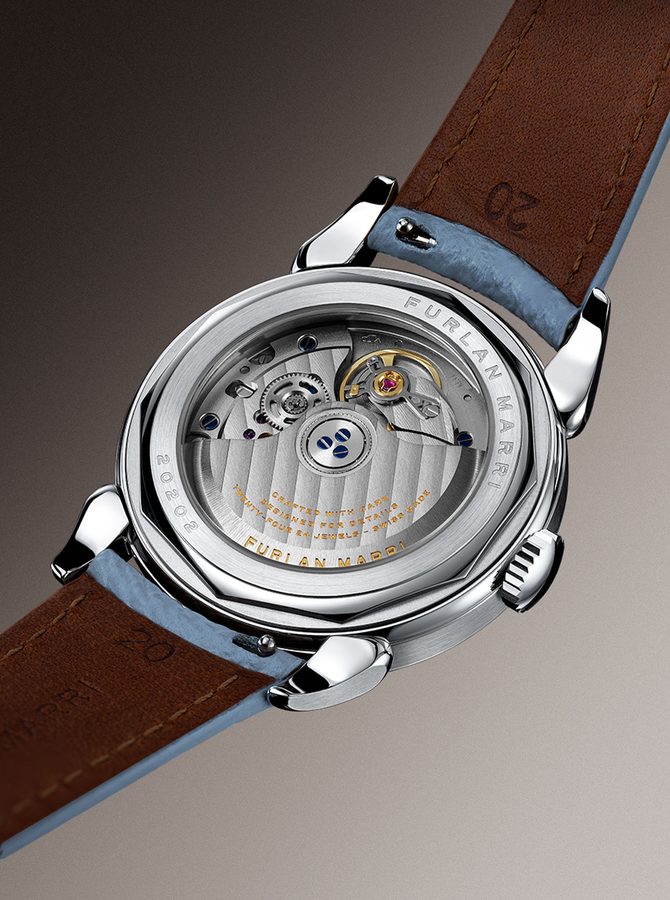 Blue Sector Cornes de Vache Montre Automatique