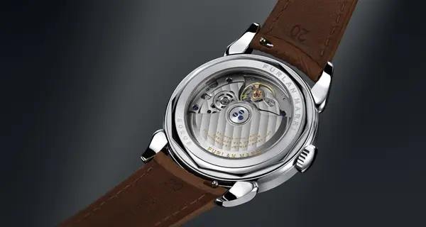 Furlan Marri Grey Sector movement. An Automatic Watch with Swiss Movement and Cornes de Vache Lugs.
