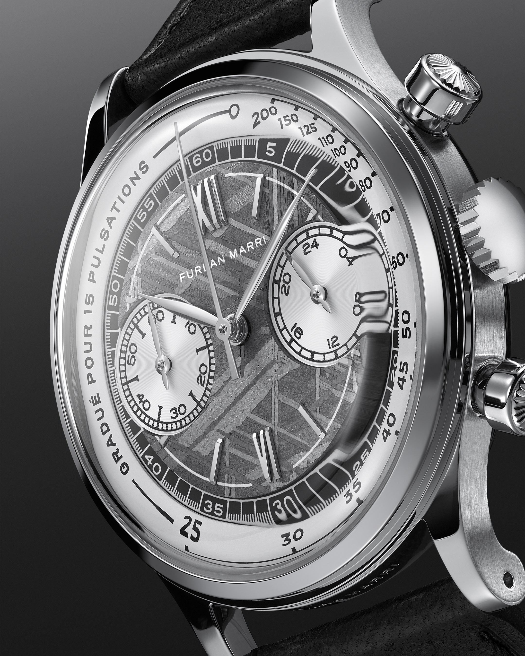 Furlan Marri Meteorite Octa Watch. A mechaquartz watch with japanese movement and fine finishes. A limited preorder.