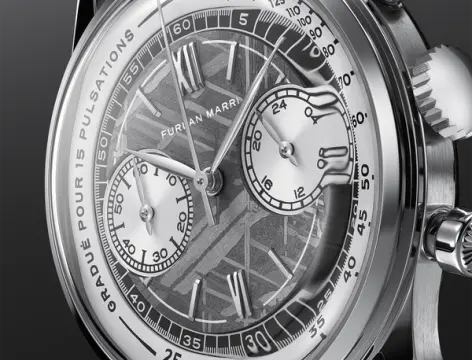 Furlan Marri Meteorite Octa Watch. A mechaquartz watch with japanese movement and fine finishes. A limited preorder.
