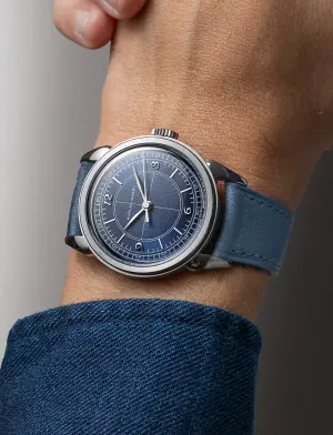 Blue Sector Cornes de Vache Montre Automatique