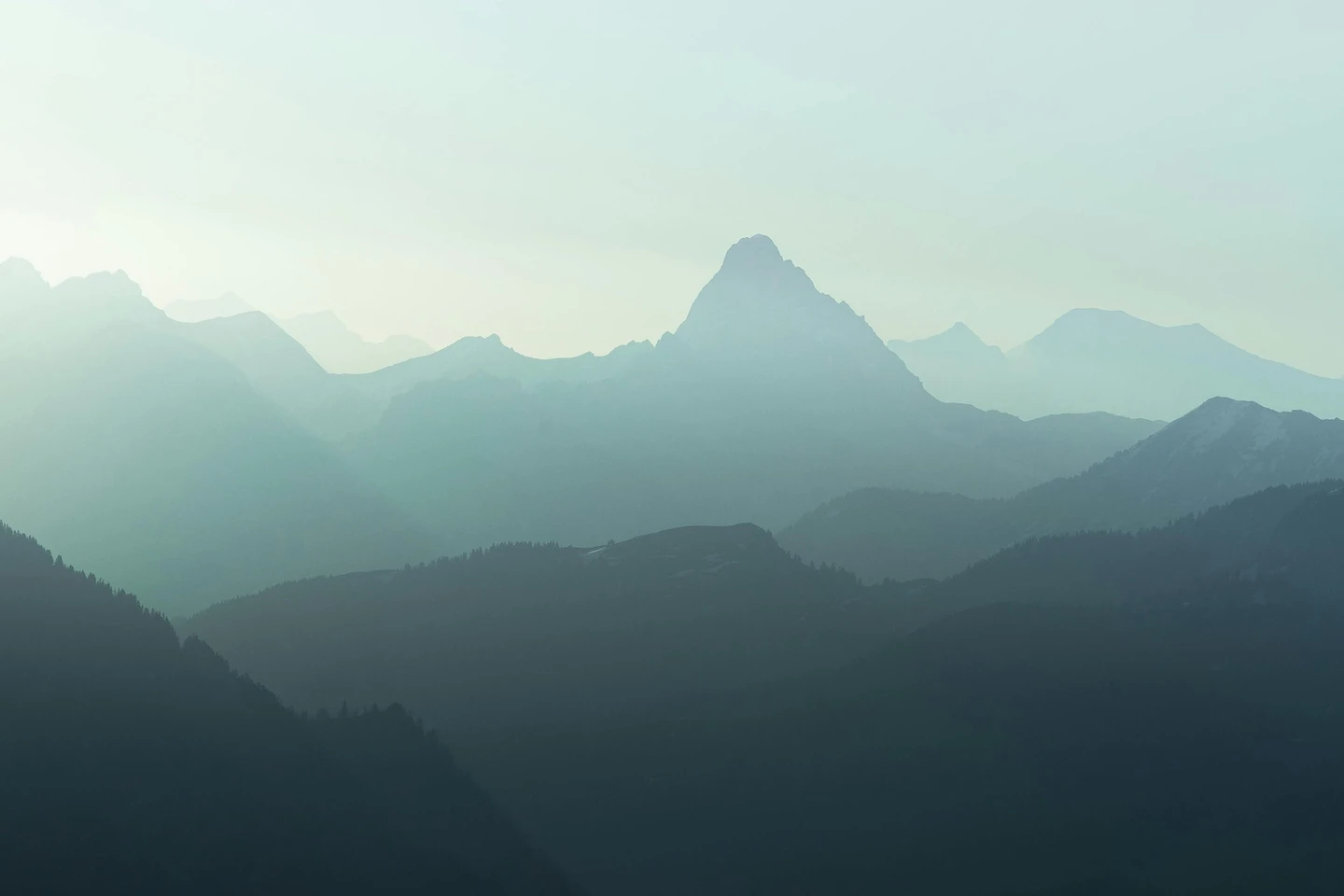 paysage de montagnes furlan marri