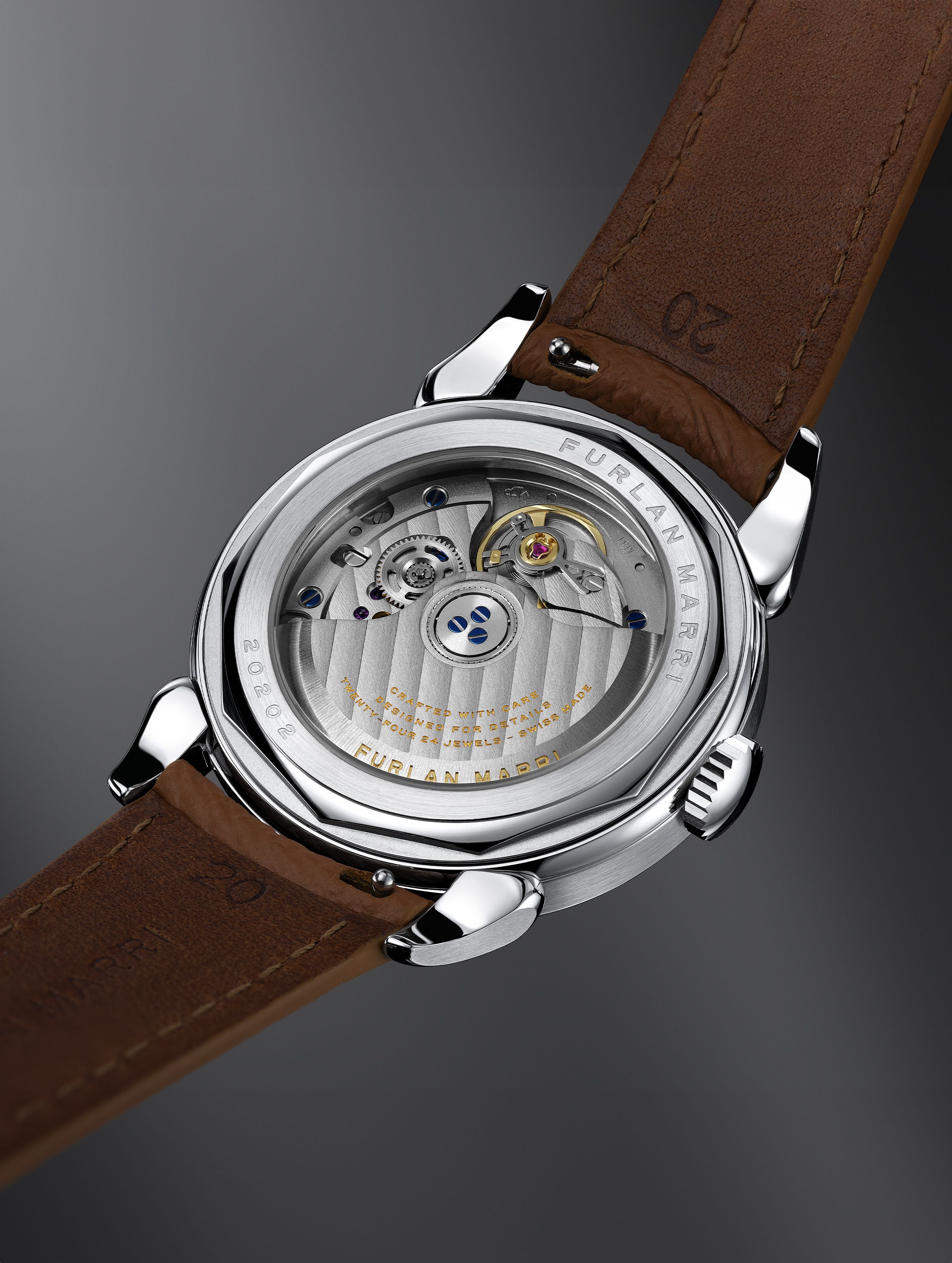 three hands caseback movement furlan marri