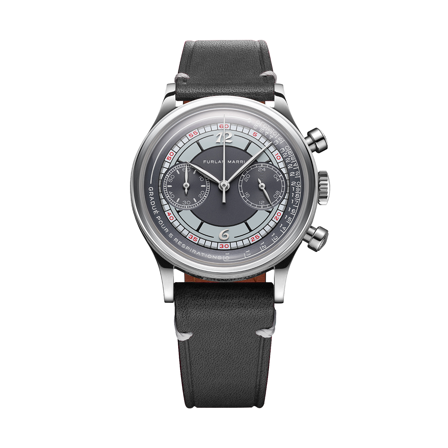 Furlan Marri Rosso Grigio. A Mechaquartz watch with japanese movement. Chronograph