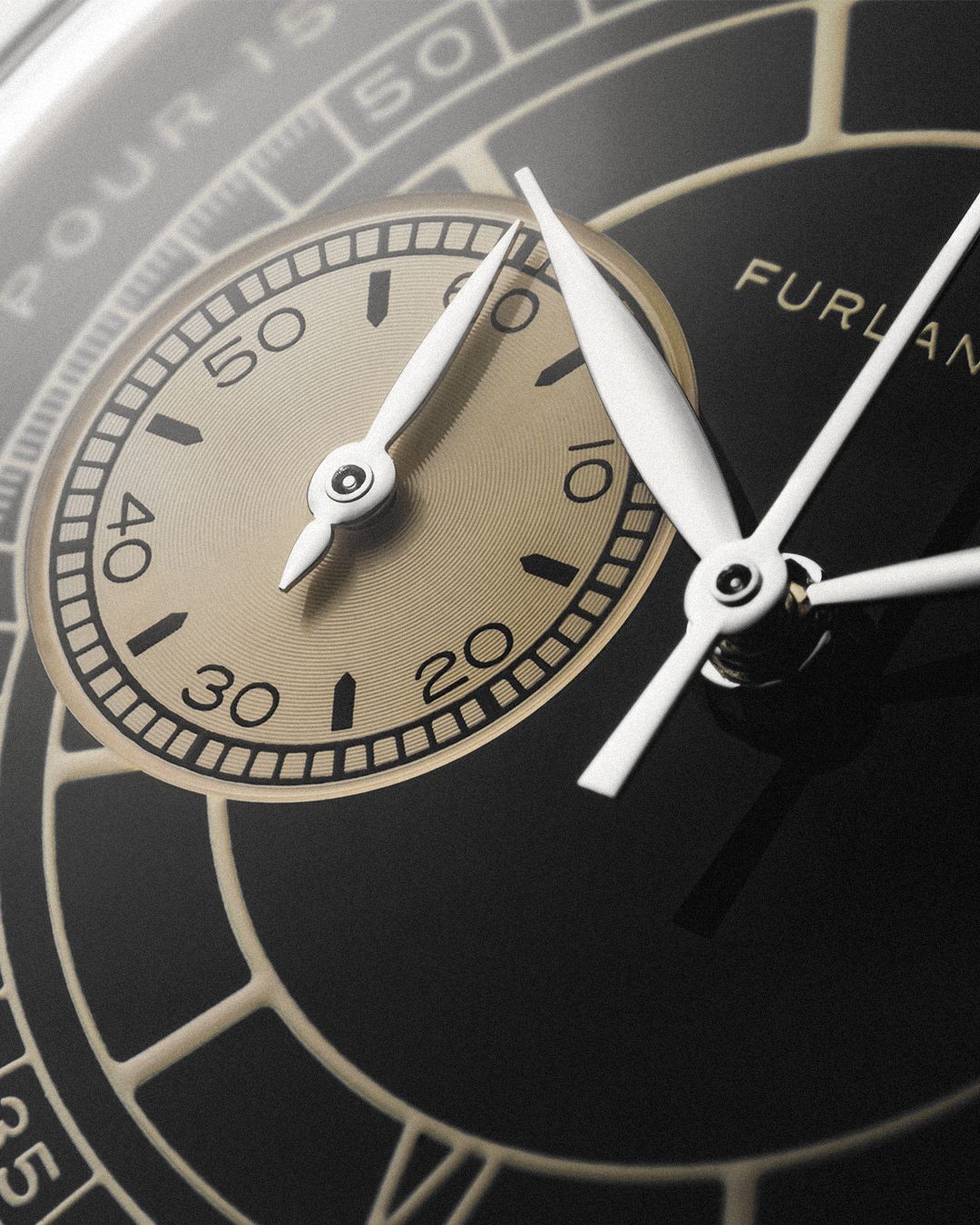 Furlan Marri Nero Sabbia macro dial