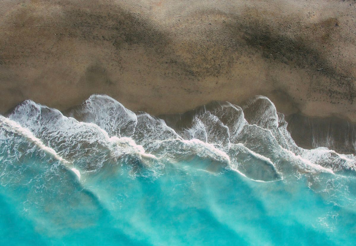 A key being inserted into a front door lock