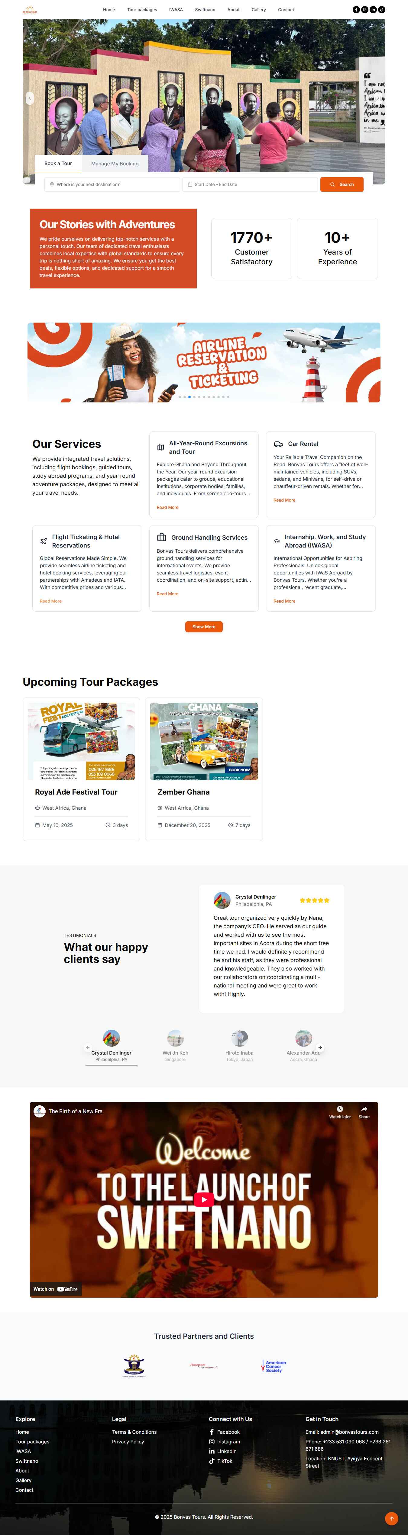 Bonvas Tours - Travel Operating Platform