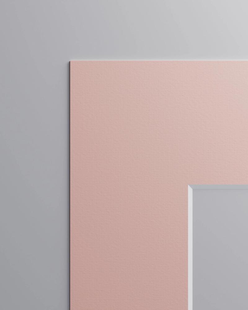 Mount Sample: Soft Rose (White Core)