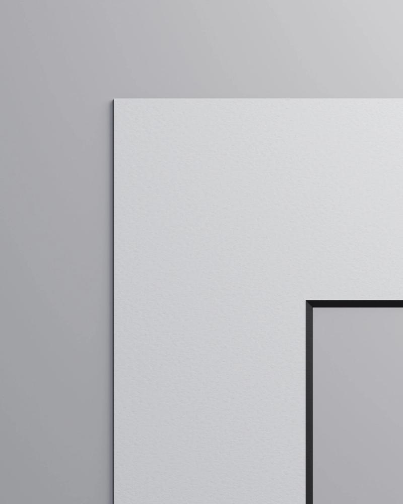 Mount Sample: White (Black Core)