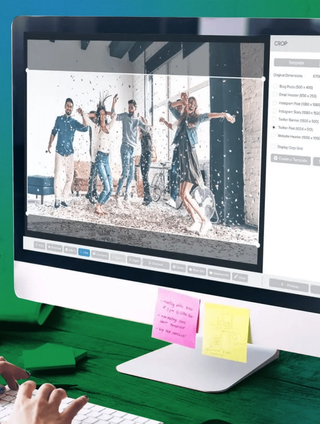 Accelerate Content Creation with Cropping Templates