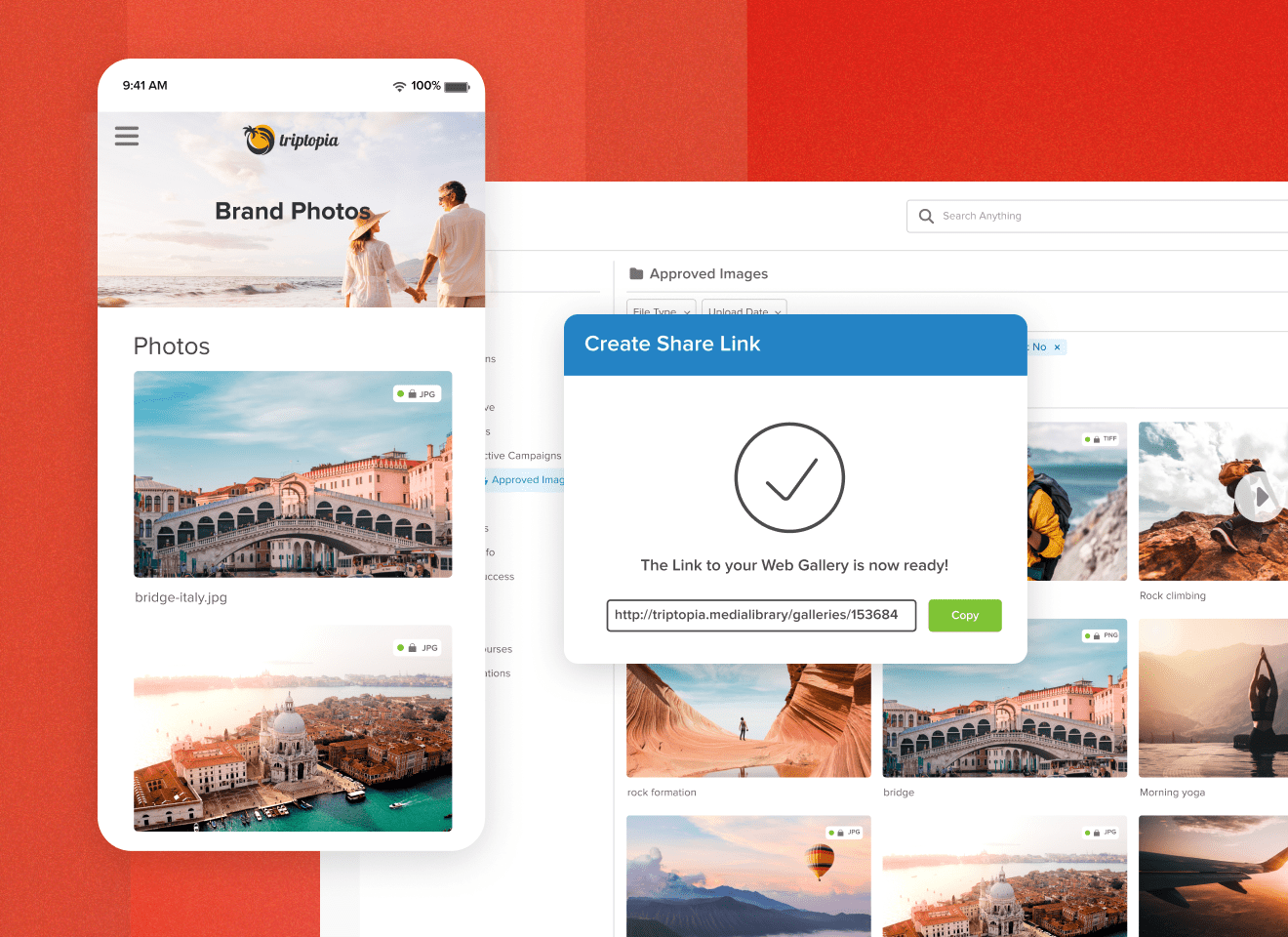 MediaValet Branded Portals