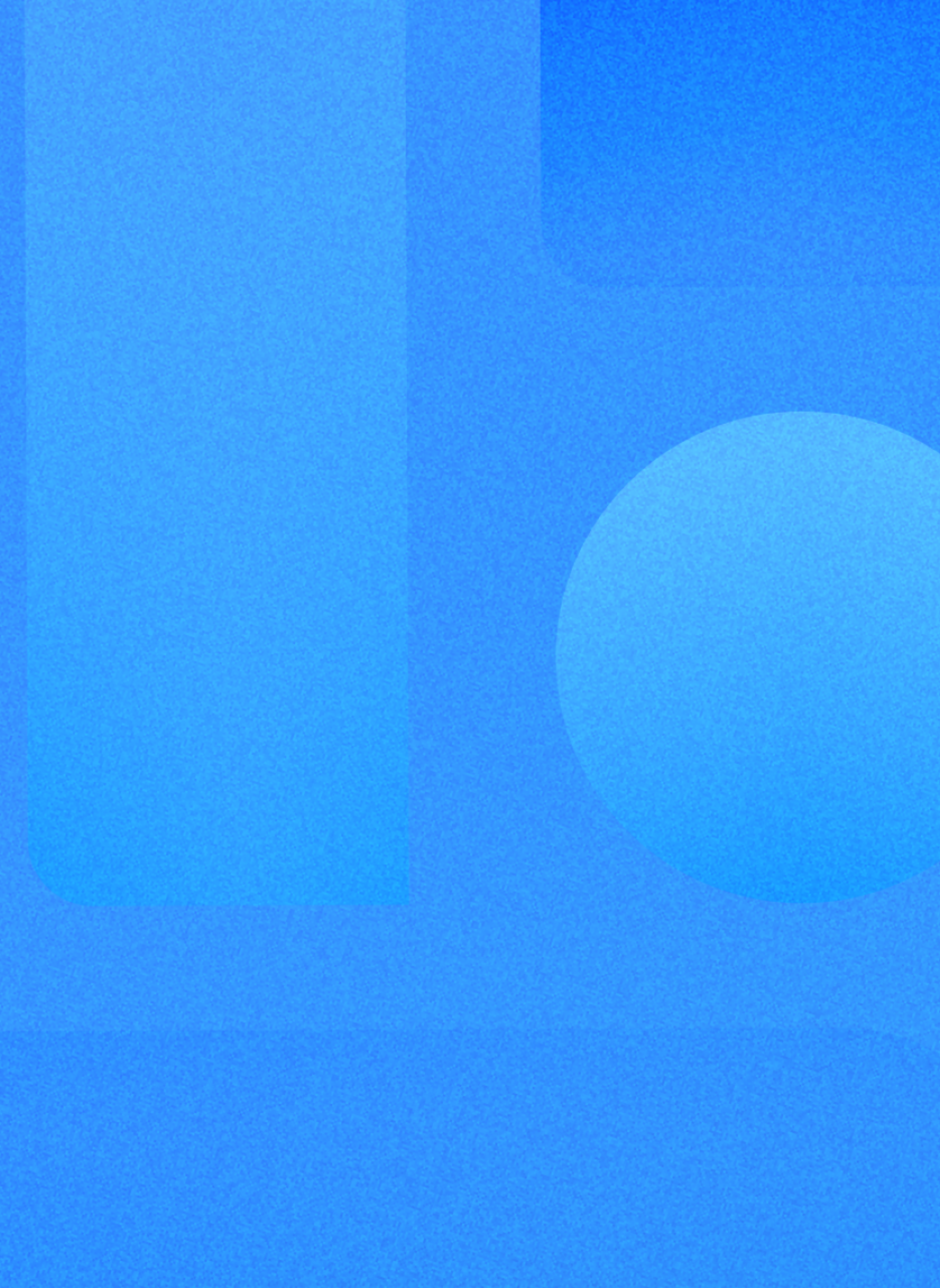 Faded rectangle and circle on a background with shades of blue