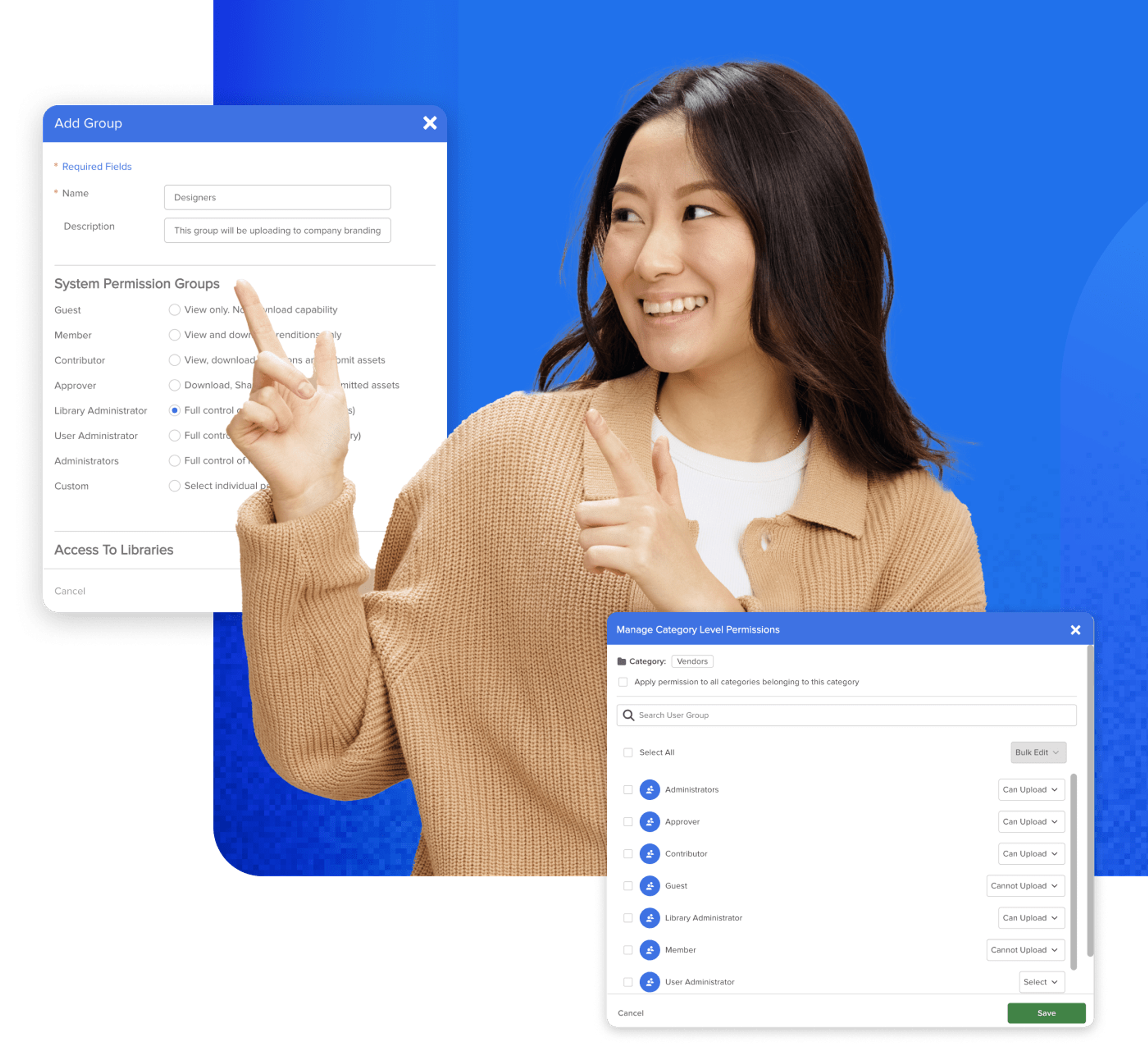 Secure, control and customize access