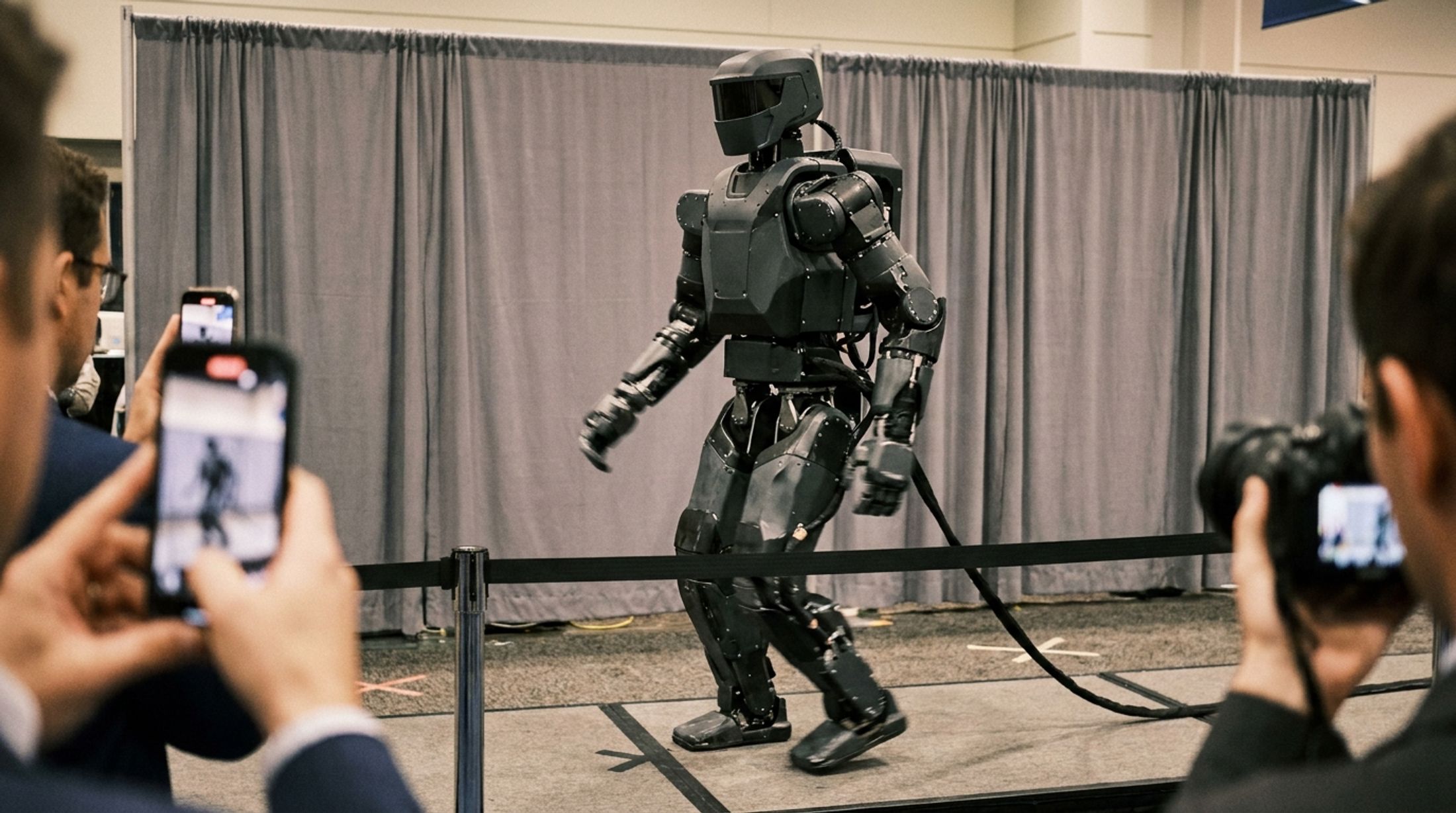 Deep Robotics' DR02 Humanoid Robot Navigates Real-World Obstacles
