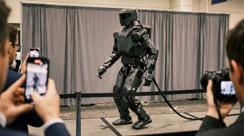 Deep Robotics' DR02 Humanoid Robot Navigates Real-World Obstacles
