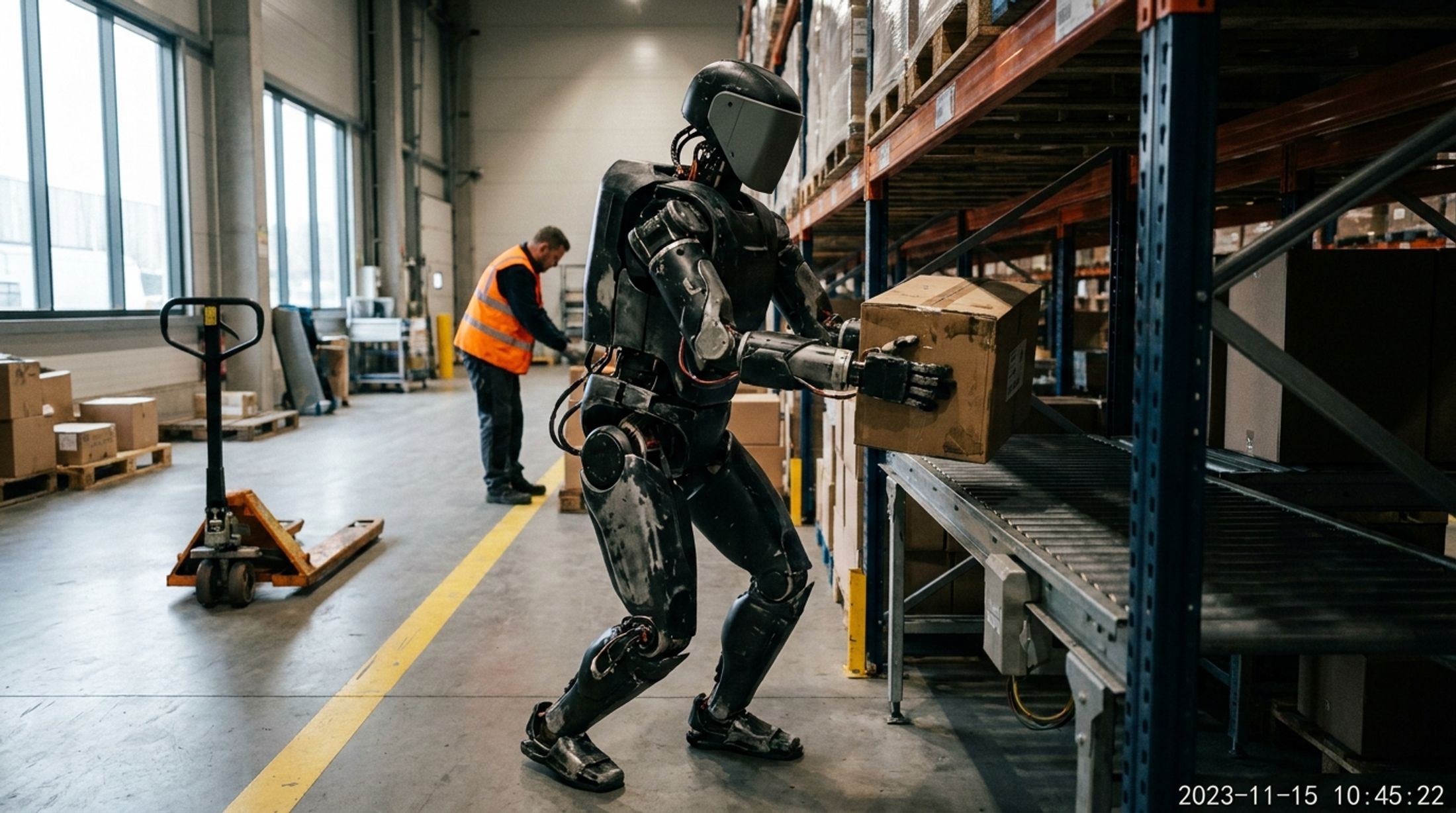 Leju Robotics Schiera 15 Umanoidi su una Linea di Produzione di Componenti Auto