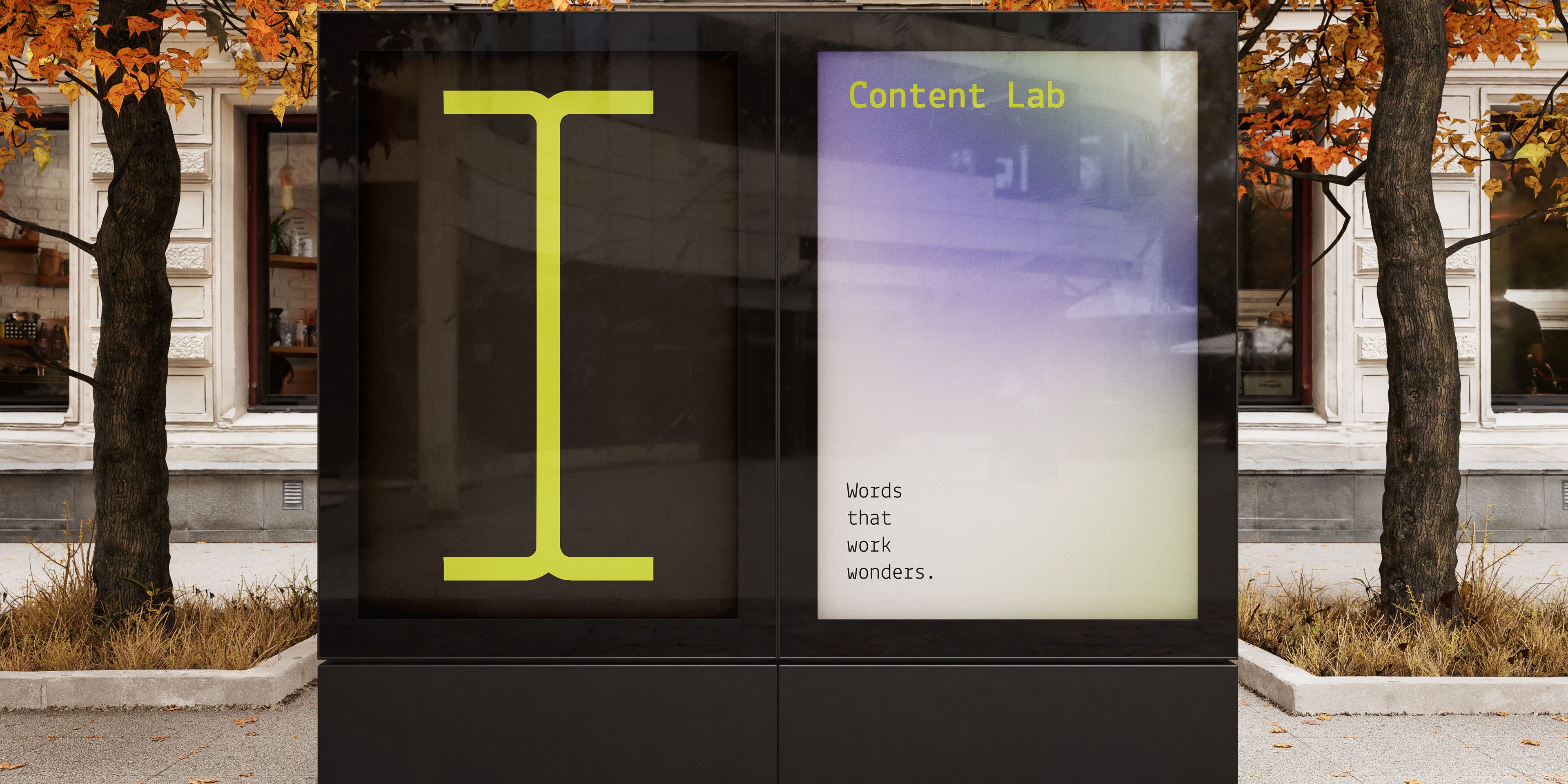 Content Lab billboard